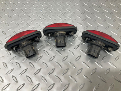 08-09 Hummer H2 Hatch Mounted Clearance Lights Set of 3 (Red) OEM