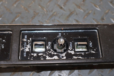 88-91 Buick Reatta Passenger RH Door Window Switch W/Bezel (Tested) Worn Finish