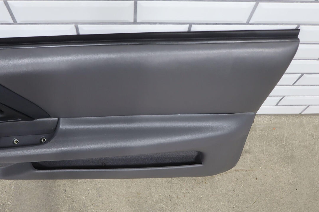 1997 Chevy Camaro Right Passenger Door Trim Panel Dark Gray (142) NO Switch