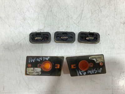 03-09 Hummer H2 OEM Front Marker Light Set (5 Piece) Amber