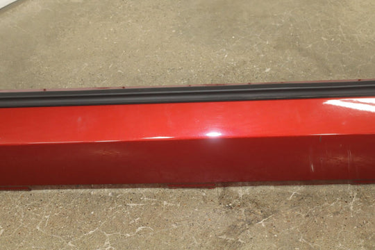 14-15 Chevy Camaro Left Driver Rocker Molding Red Rock Metallic (G7P) Scuffed