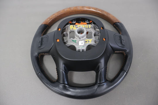 19-21 Ram 1500 Longhorn New Style Heated Leather Steering Wheel (Black XT)