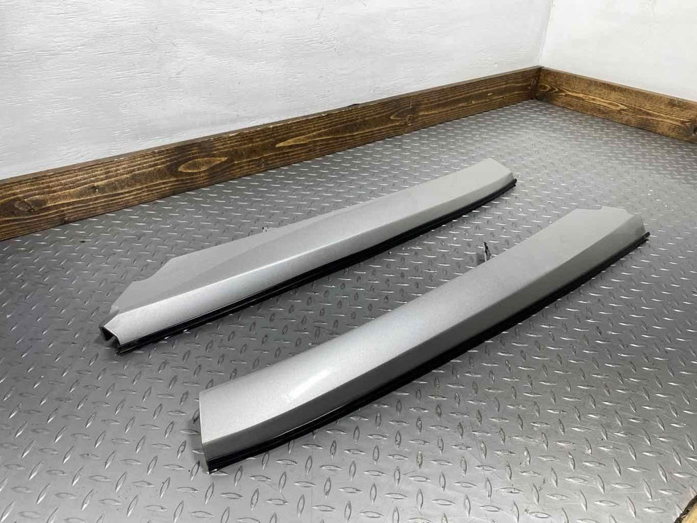 04-09 Cadillac XLR Pair LH&RH Exterior A Pillar Trim Panels (Light Platinum 67U)