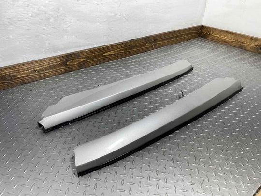 04-09 Cadillac XLR Pair LH&RH Exterior A Pillar Trim Panels (Light Platinum 67U)