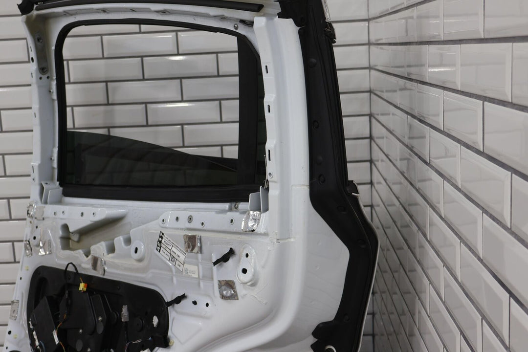 2016-2020 Tesla Model X Rear Right Falcon Door W/ Glass (Wrap Over Pearl White)