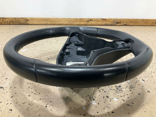 16-21 Tesla Model S Leather Steering Wheel (Black) OEM 1005279-00-E