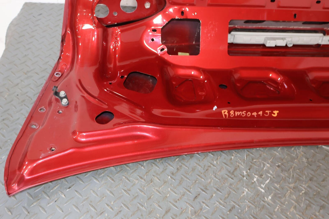 08-15 Mitsubishi Lancer EVO X Rear OEM Trunk Deck Lid (Rally Red P26) See Photos