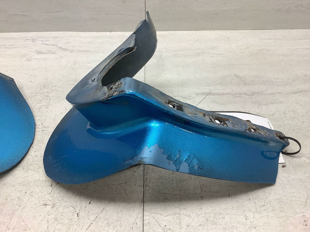 1973 Ford Galaxie LTD Front Bumper Filler Mouldings - Blue