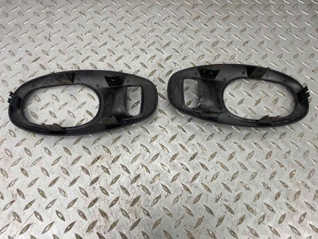 97-04 Chevy Corvette C5 Pair LH& RH Interior Door Handle Trims (Black 19i)