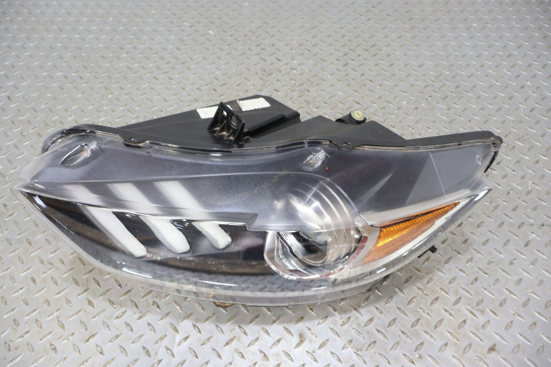 15-22 Ford Mustang Left LH HID Headlight Lamp For Parts or Repair (Hole In Lens)