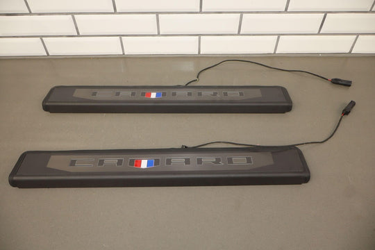 2023 Chevy Camaro SS Convertible Pair LH&RH Illumintaed Sill Plates