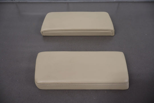 2012-2020 Tesla Model S / X Center Console Lids (Tan Leather) OEM