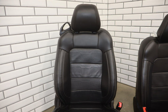 2018 Ford Mustang Convertible Black Leather Heated/Ventilated Seat Set