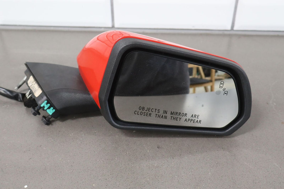 2015-2020 Ford Mustang Right RH Power Blind Spot Door Mirror (Race Red PQ)