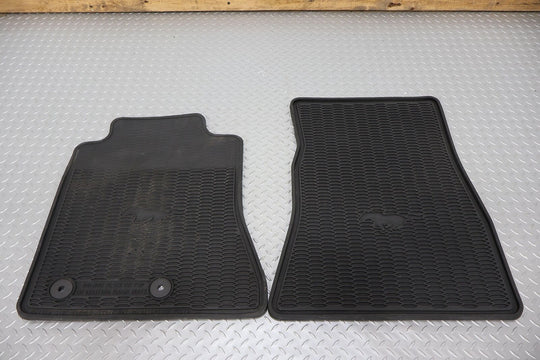 15-20 Ford Mustang GT Pair Front LH&RH All Weather Floor Mats (Black)