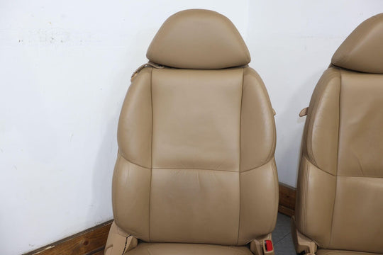 07-08 Lexus SC430 Leather Seat Set Front/Rear (Camel LA42) Power Tested (Notes)