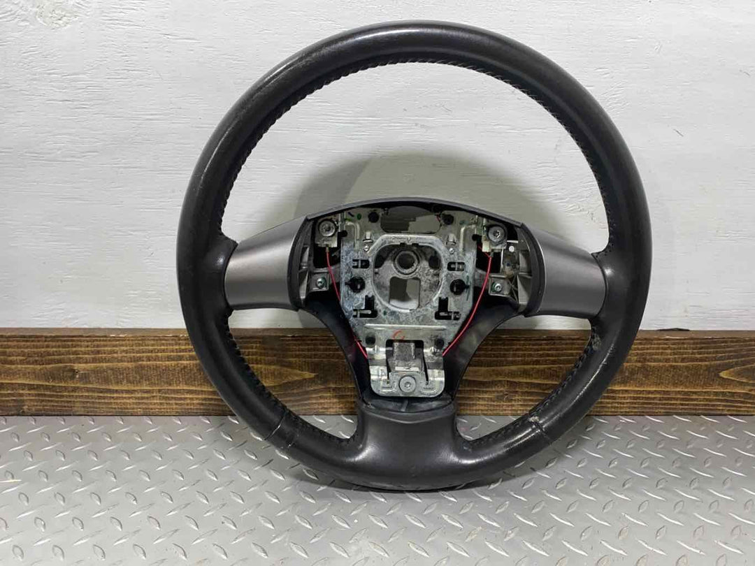 05-13 Corvette C6 Leather Steering Wheel (Ebony 19i)Paddle Shifters Not Included