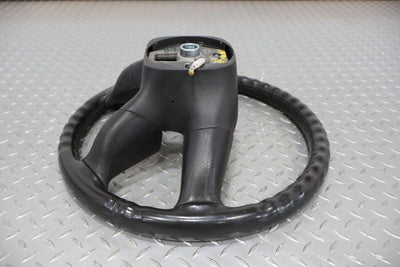 03-07 Hummer H2 OEM Leather Steering Wheel (Ebony 19I) See Notes