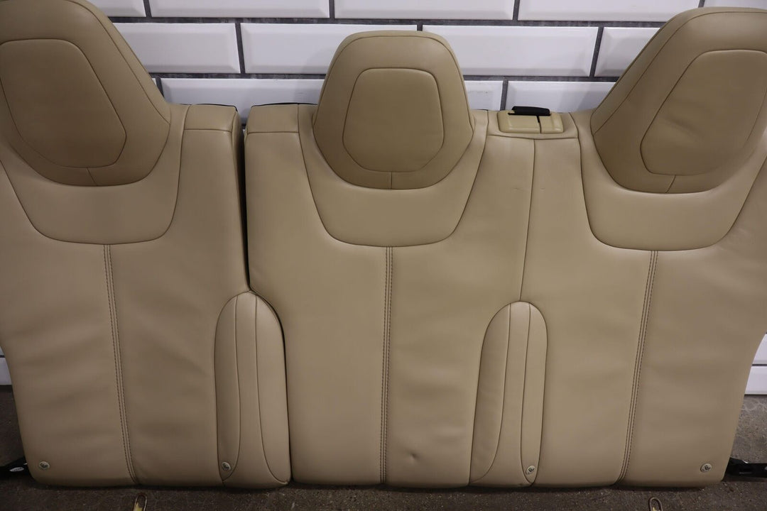 16-20 Tesla Model S Rear 2nd Row Leather Bench Seats (Tan) See Photos