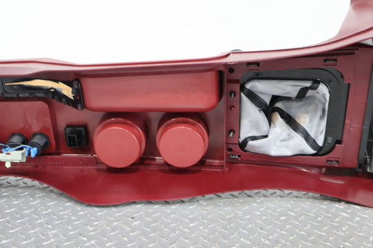 87-93 Ford Mustang GT Foxbody Center Floor Console W/Shift Boot&Bezel (Red DR)