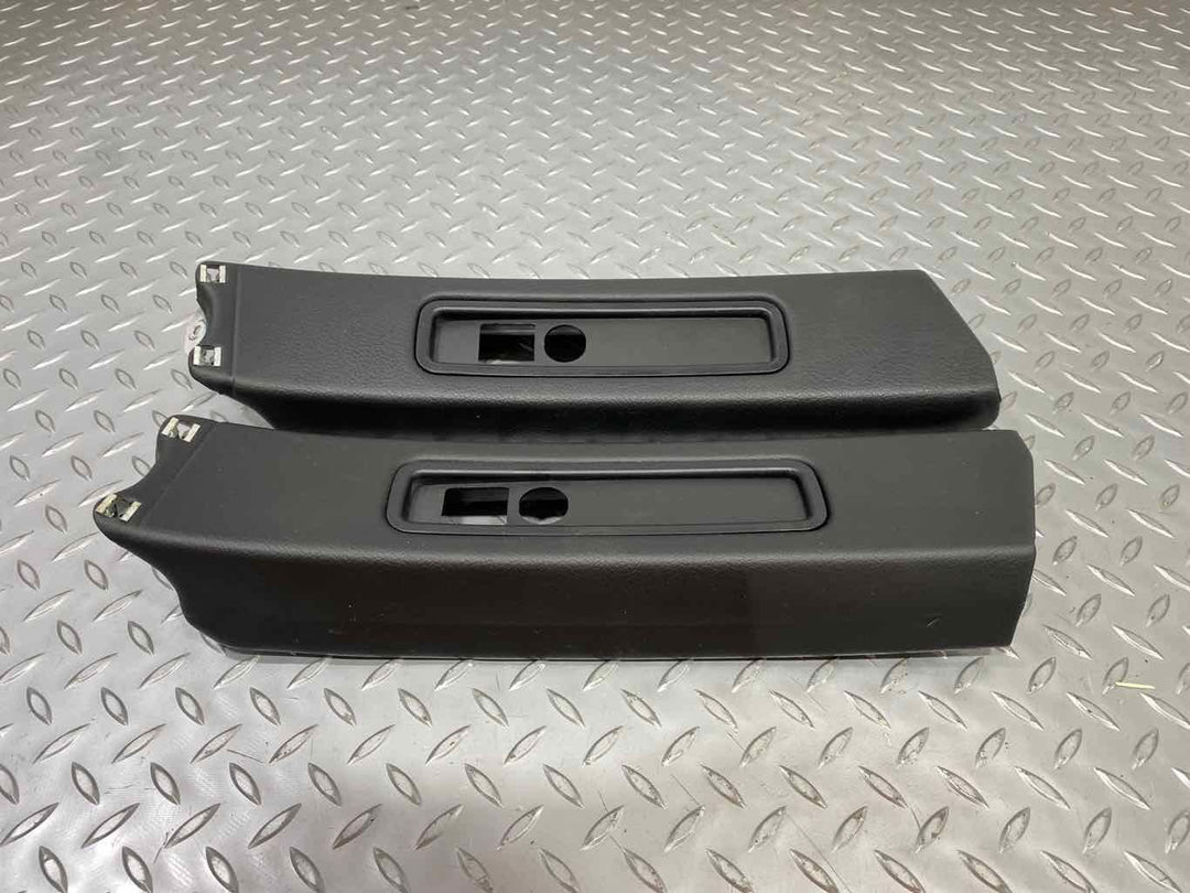 05-12 Porsche 911 997 Pair LH & RH Interior B-Pillar Trim Panels (Black AN) OEM