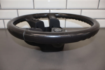 03-07 Hummer H2 OEM Leather Steering Wheel (Ebony) Mild Wear