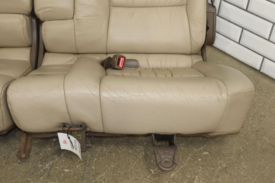 1996-1997 Lexus LX450 Land Cruiser Pair Rear 2nd Row Leather Seats (Beige LC43)