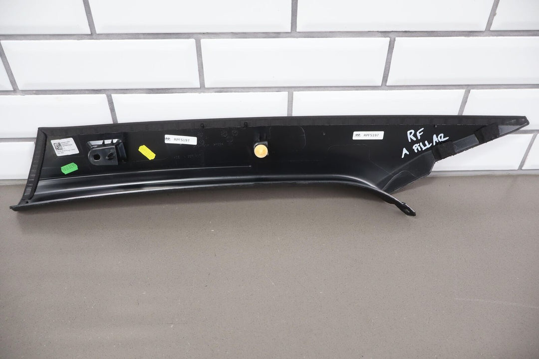 2023 Fisker Ocean One Right RH Interior A Pillar Trim Panel (Black) W/O Sensor