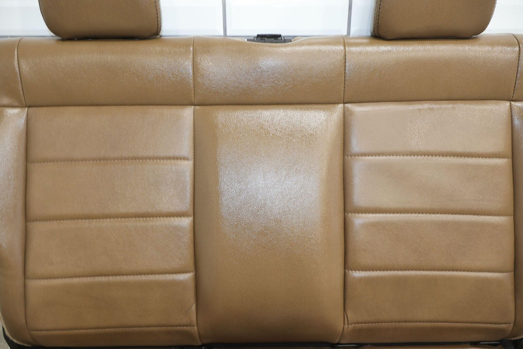 12-14 Jeep Wrangler Rubicon JK 2DR Rear Leather Seat (Dark Saddle XV) See Photos