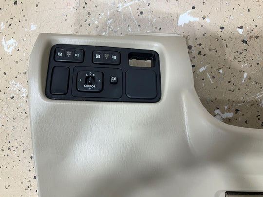 98-07 Lexus LX470 Driver Left LH Knee Pad W/ Switches (Ivory LG00) See Notes