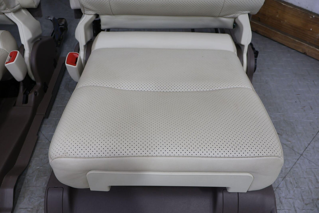 10-13 Lexus GX460 Leather Rear 3rd Row Power Seats (Ecru 00) Tested Lt. Wear