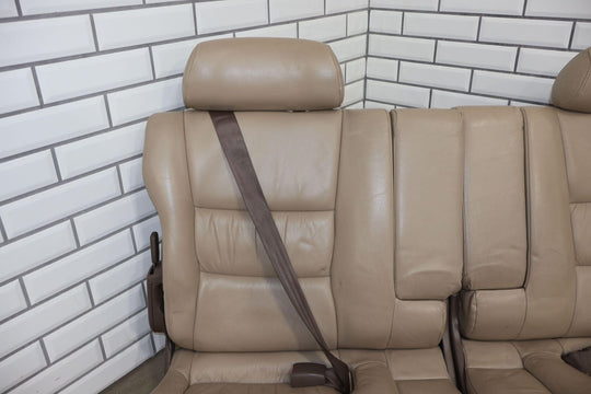 1996-1997 Lexus LX450 Land Cruiser Pair Rear 2nd Row Leather Seats (Beige LC43)