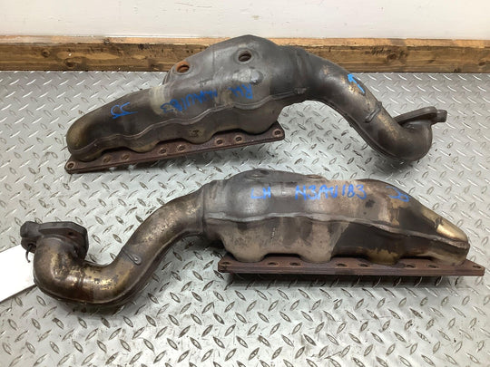 03-04 Audi RS6 4.2L LH & RH Pair of Engine Manifolds OEM