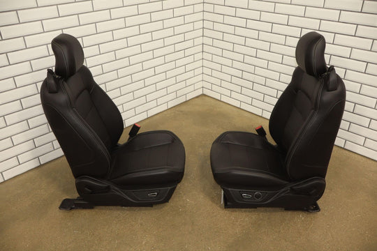 15-17 Ford Mustang Convertible Heated/Ventilated Leather Seat Set (Front/Rear)