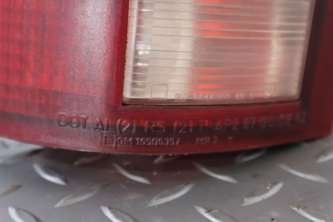 92-99 Chevy Suburban Tahoe C/K Pair LH & RH Tail Lights Lamps (Hazy Lens) OEM