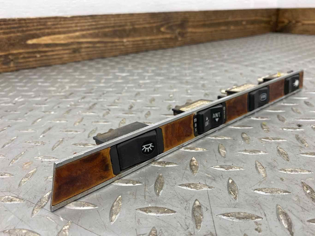 78-81 Mercedes 450SLC C107 R107 Dash Mounted Switch Panel W/Switches (Woodgrain)