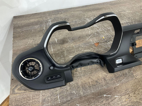 17-21 Chevy Camaro ZL1 Cluster Dash Trim W/Start Button &HUD Controls(Black H0W)