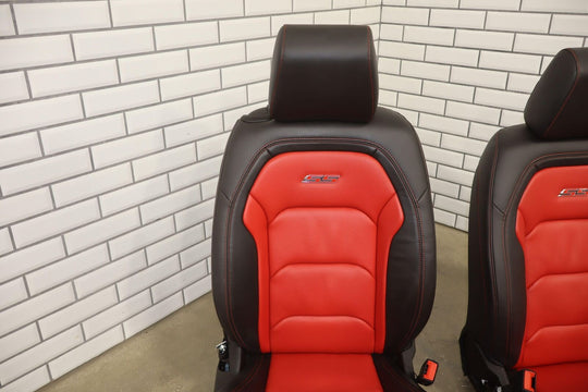 16-23 Chevy Camaro SS Convertible Leather Seat Set (Red H16) *Low Mileage*