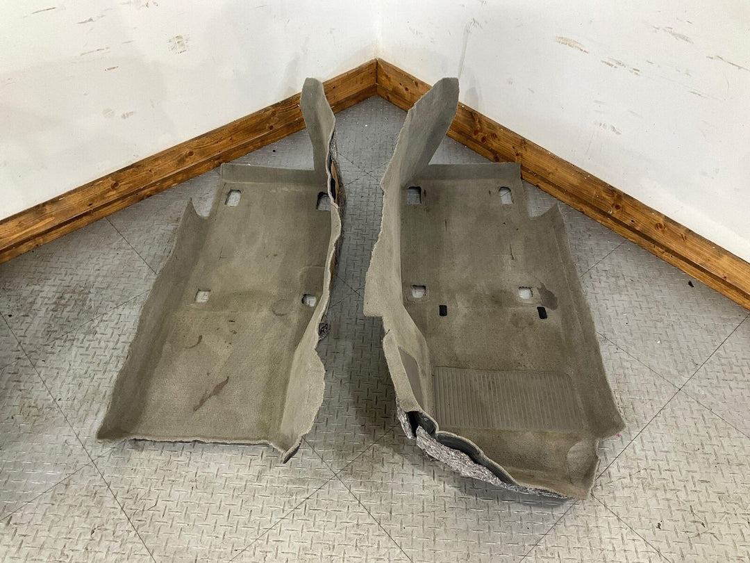 97-04 Chevy Corvette C5 Pair Driver & Passenger Floor Carpet Panels (Pewter 92i)