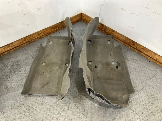 97-04 Chevy Corvette C5 Pair Driver & Passenger Floor Carpet Panels (Pewter 92i)