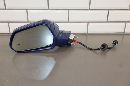 2020-2023 Chevy Camaro Left Driver Power Heated Mirror (Riverside Blue GKK)