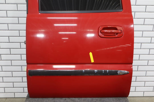 03-07 GMC Sierra Silverado Crew Cab Left Rear Door (Fire Red 74U)