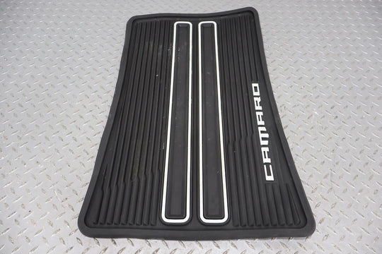 16-20 Chevy Camaro Coupe All Weather Floors Mats Set of 4 (Black/White Accents)