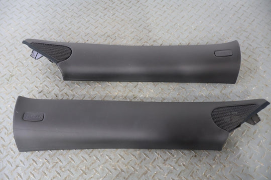 03-10 Bentley Continental Flying Spur LH&RH Pair A Pillar Trims (Beluga MHD)