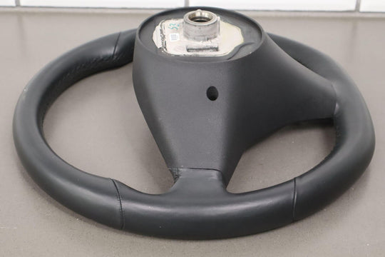 2012-2020 Tesla Model X / S Black Leather Heated Steering Wheel 1036774-00-D