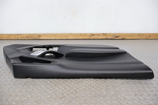 17-20 Fiat 124 Spider Left LH Interior Door Trim panel (Nero XR) Light Wear