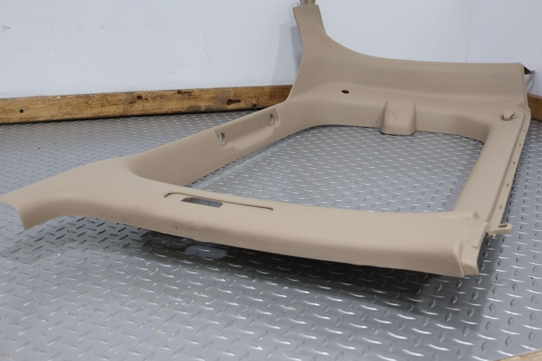 98-02 Toyota Land Cruiser Right Upper Interior Quarter Window Trim (Beige LA40)