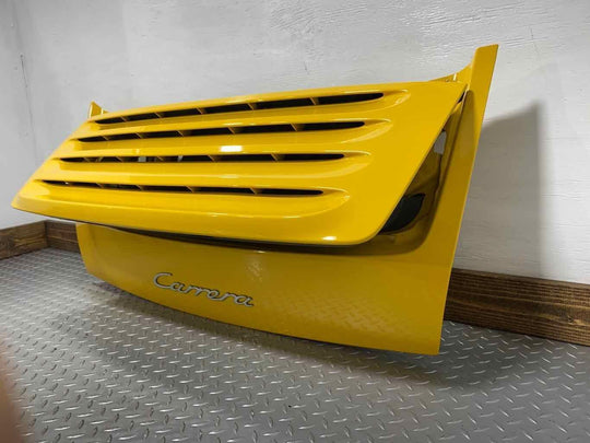 05-08 Porsche 911 997 Convertible Engine Cover W/Spoiler&Fan (Speed Yellow 12H)