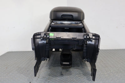 16-22 Nissan Titan XD Pro-4x Floor Center Console W/Lid (Black G) Good Latch