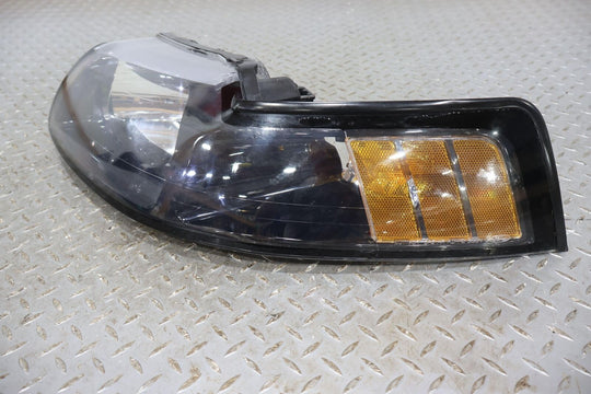 99-04 Ford Mustang OEM Left LH Driver Headlight Lamp (Black Housing) See Photos